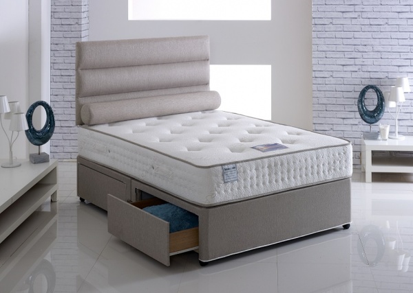 Vogue Latexpaedic Orthopaedic Sprung Unit Zonal Latex Divan Bed Set
